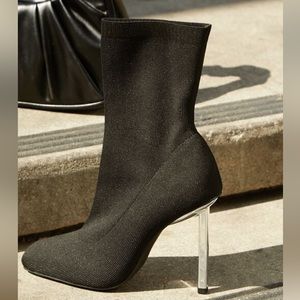 Women’s sock booties stilettos